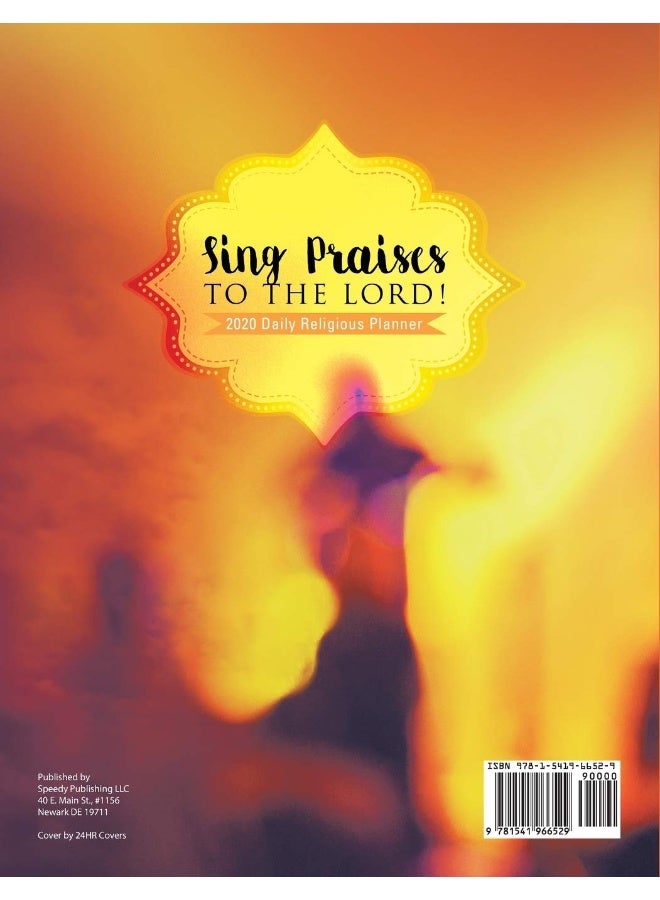 Sing Praises to the Lord! 2020 Daily Religious Planner  - Image 2