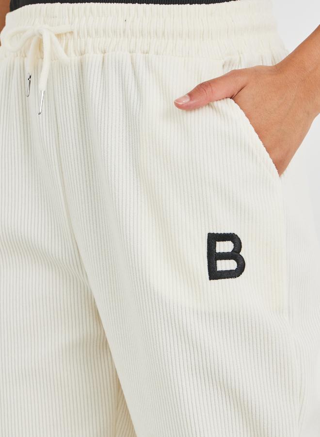 Styli Printed Relaxed Fit Joggers with Drawstring - Image 3