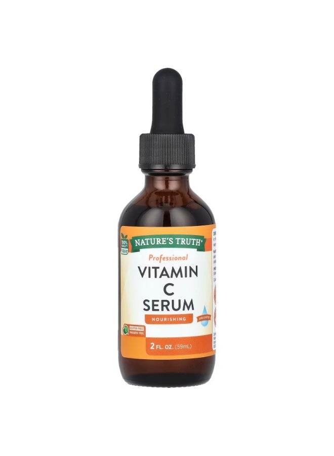 Nature's Truth, Vitamin C Serum, Topical Liquid, Unscented, 2 fl oz (59 ml) - Image 1