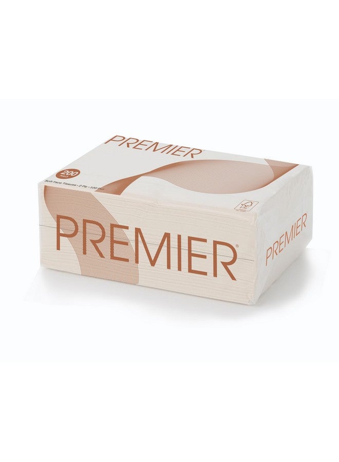 بريمير عبوة إعادة تعبئة مناديل الوجه الناعمة من Premier - مكونة من طبقتين، 200 × 2 منديل لكل منهما، مجموعة من 3 قطع - Image 3