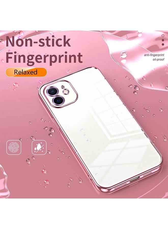S-TOP Case For iPhone 12 Transparent Plating Fine Hole Phone Case - Image 4