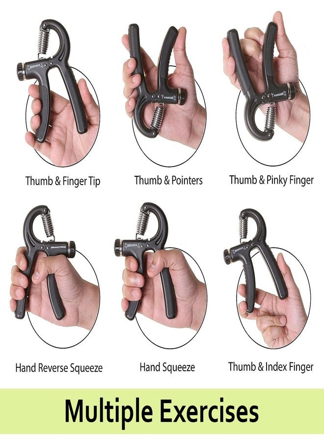 FirstFit Professional Hand Strengthener & Ab Roller Wheel for Men & Women Combo | Home Gym Workout Equipment for Forearm, Wrist, Grip, Finger Exerciser, Core for Fitness - Image 3