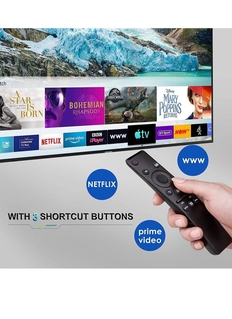 Generic Universal Remote Control Compatible for All Samsung TV LED QLED UHD SUHD HDR LCD Frame Curved Solar HDTV 4K 8K 3D Smart TVs, with Buttons for Netflix  - Image 2