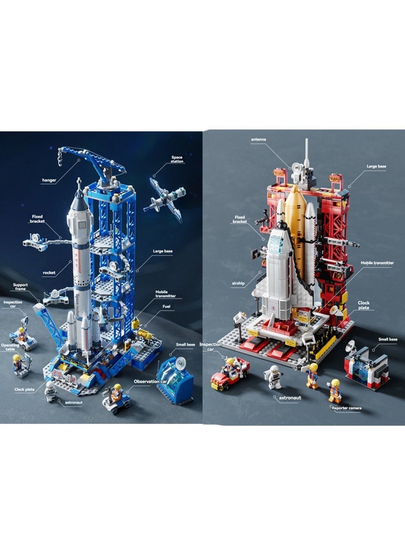 Starship Dragon Spacecraft 107pcs Assembly Set Toy, Large Building Block Puzzle Game, Best Learning And Role Playing, Suitable As A Gift For Boys And Girls Over 6 Years Old  - Image 3