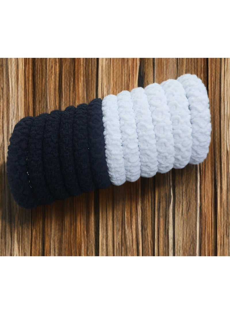 جود باي مجموعه من 12 استك للشعر أبيض وأسود - Image 1