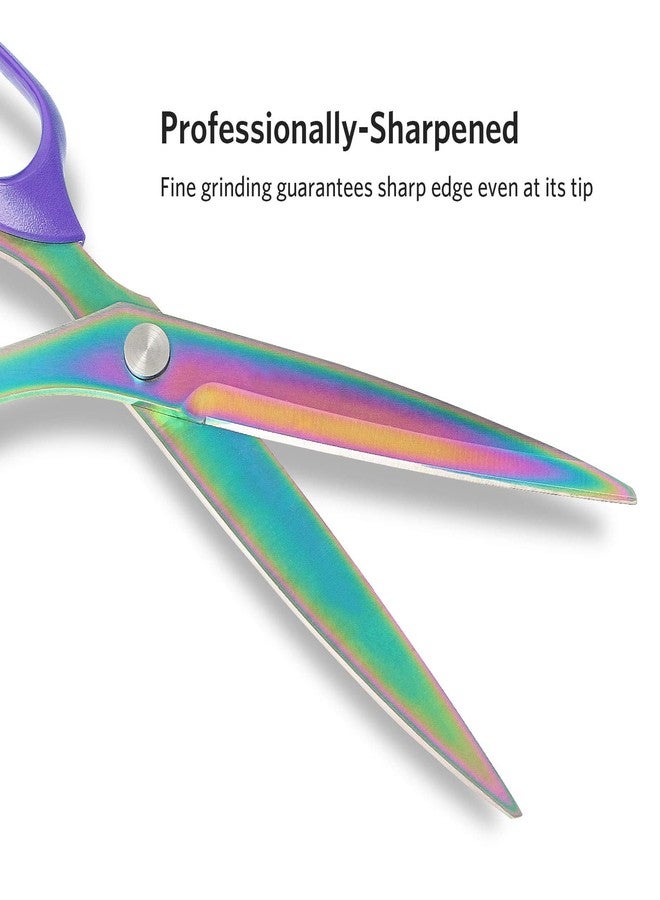 Asdirne Titanium Coating Sewing Scissors Bundle, Professional Fabric Scissors Set, Ultra-Sharp Stainless Steel Blades, Ergonomic Handle, Great for Tailor, Embroidery, Craft, 10.5"/5.1"/4.5"/3.6" - Image 3