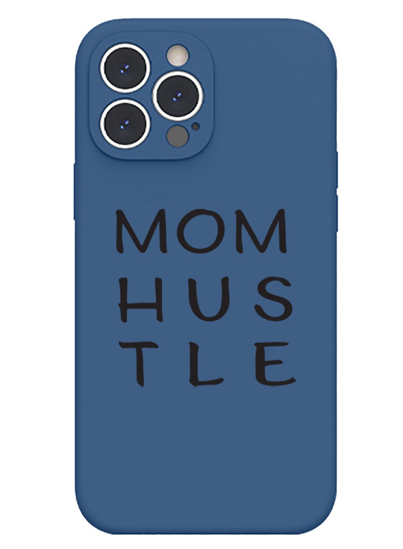 Theodor Protective Slim Fit Case Liquid Silicone Cover with Full Body Protection Anti-Scratch Shockproof Case For iPhone 14 Pro Max Blue  - Mom Hustle white copy - Image 1