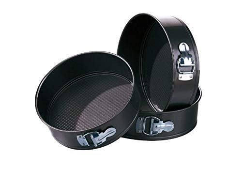 Menrexa 3 Pcs Set Round Shape Cake Mould Teflon Non Stick Baking Can be Used in Microwave Oven - Image 3