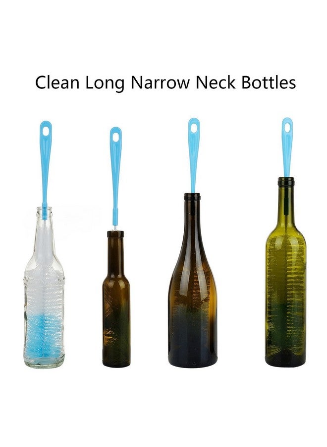 RedCrush RED CRUSH Redcrush Plastic Multipurpose Kitchen Long Bottle Cleaning Brush -Set Of 2 - Image 3