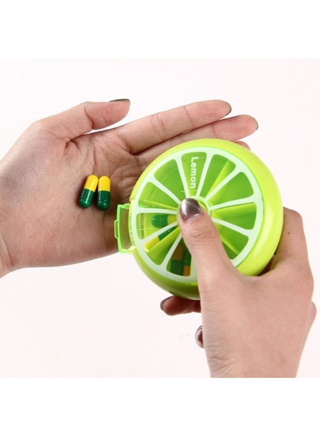 Weekly 7 Compartments Large Medicine Pill Organizer - 1 Piece (Multicolor) - Image 3