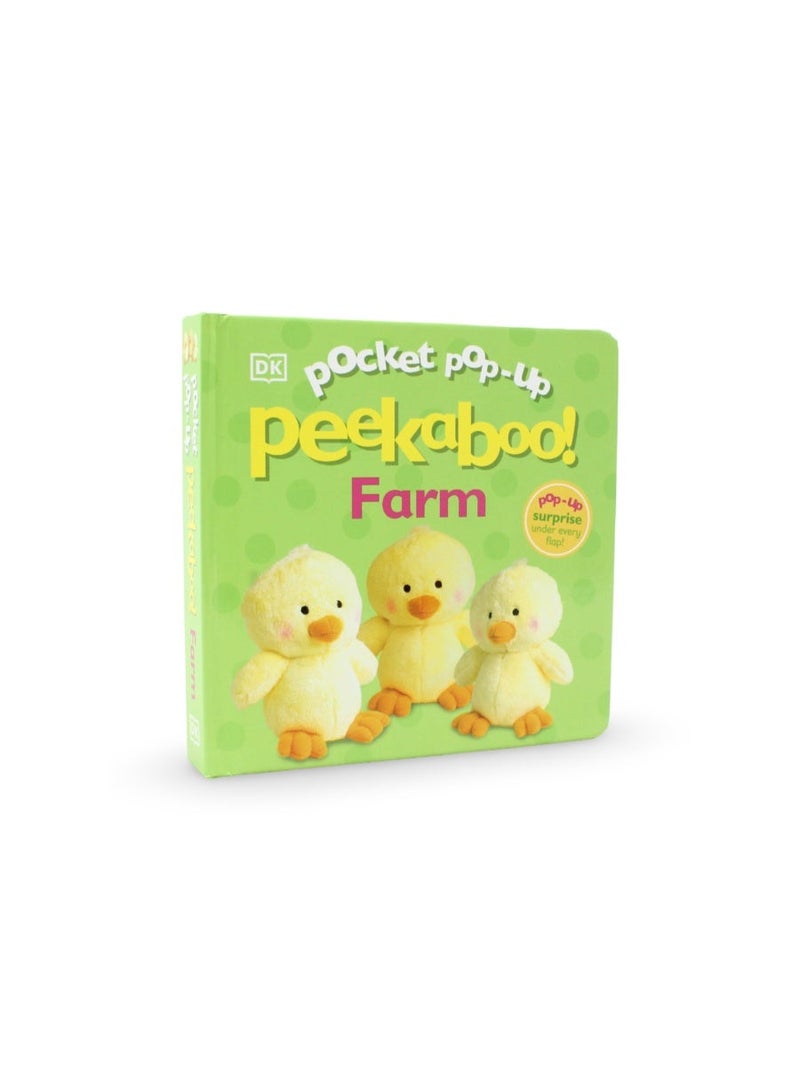 DK Pocket Pop-Up Peekaboo! Farm Board Book - Image 1