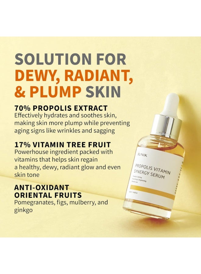 iUNIK Propolis Vitamin Synergy Skin Serum, 60 ml - Image 3