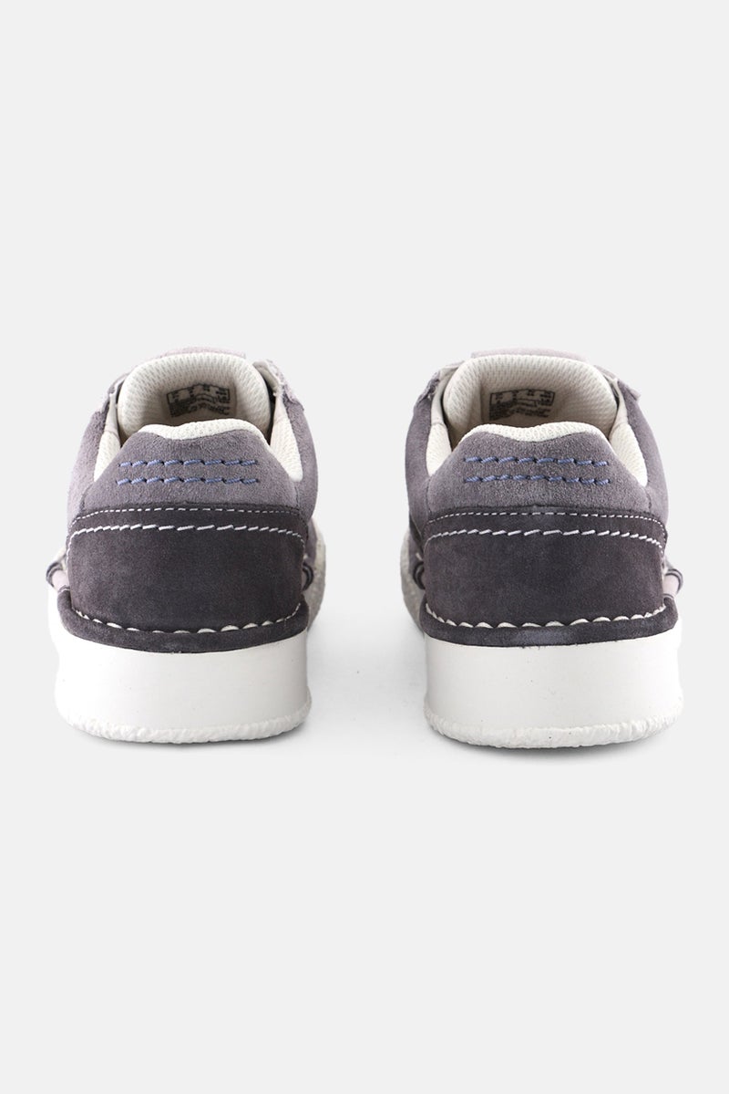 clarks Women Craftcup Court Lace Up Shoes, Grey  - Image 2