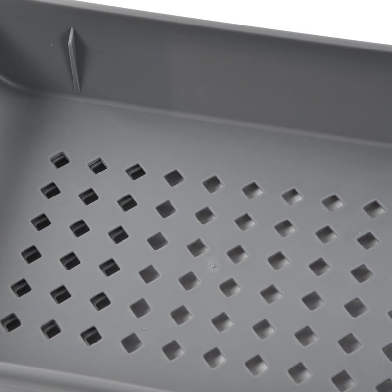 Bathtub Tray, Bath Tray for Tub Bathroom Accessories Bath Tub Tray Bathtub Caddy Tray Multifunction Bathtub Organizer Rack Nonslip for Candle Towel Book Wine Phone (Grey) - Image 5