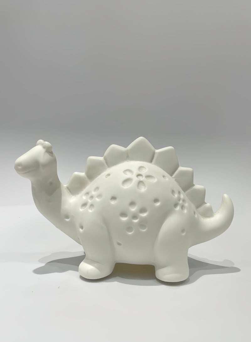 Handcrafted Ceramic Small Dinosaur Night Light - Place on Children's Bedside, Accompanying Sweet Sleep  - Image 2