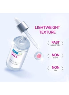 Hada Labo Hada Labo HA Supreme Vita Brightening Concentrate Booster Serum(30ml) [Correct Dark Sport/Niacinamide/Vitamin C]  - Image 4