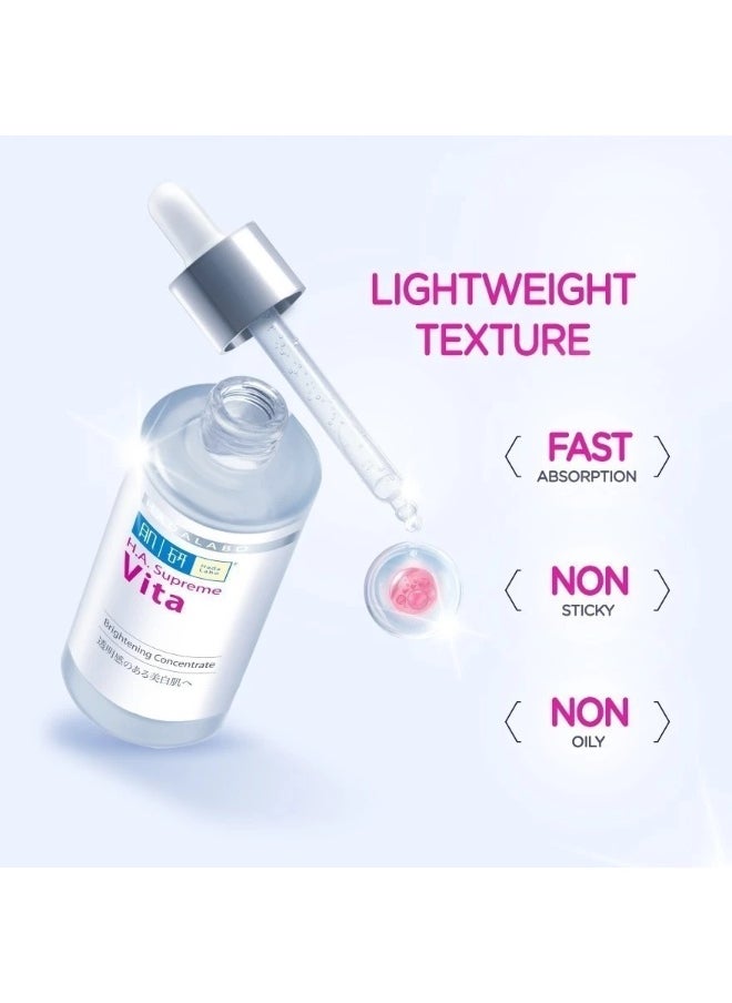 Hada Labo Hada Labo HA Supreme Vita Brightening Concentrate Booster Serum(30ml) [Correct Dark Sport/Niacinamide/Vitamin C]  - Image 4