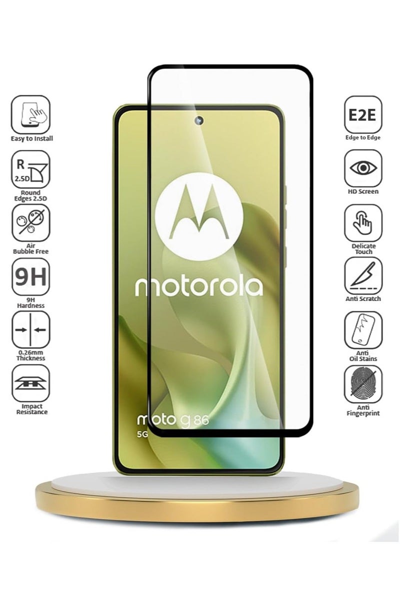 Fankalo Screen Protector for Motorola Moto G86 High Transmittance Glass Scratch Resistant Tempered Glass - Image 2