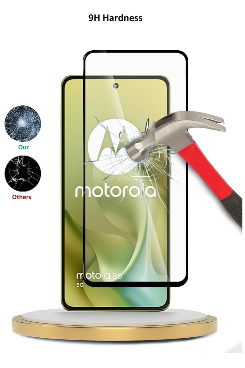 Fankalo Screen Protector for Motorola Moto G86 High Transmittance Glass Scratch Resistant Tempered Glass - Image 4