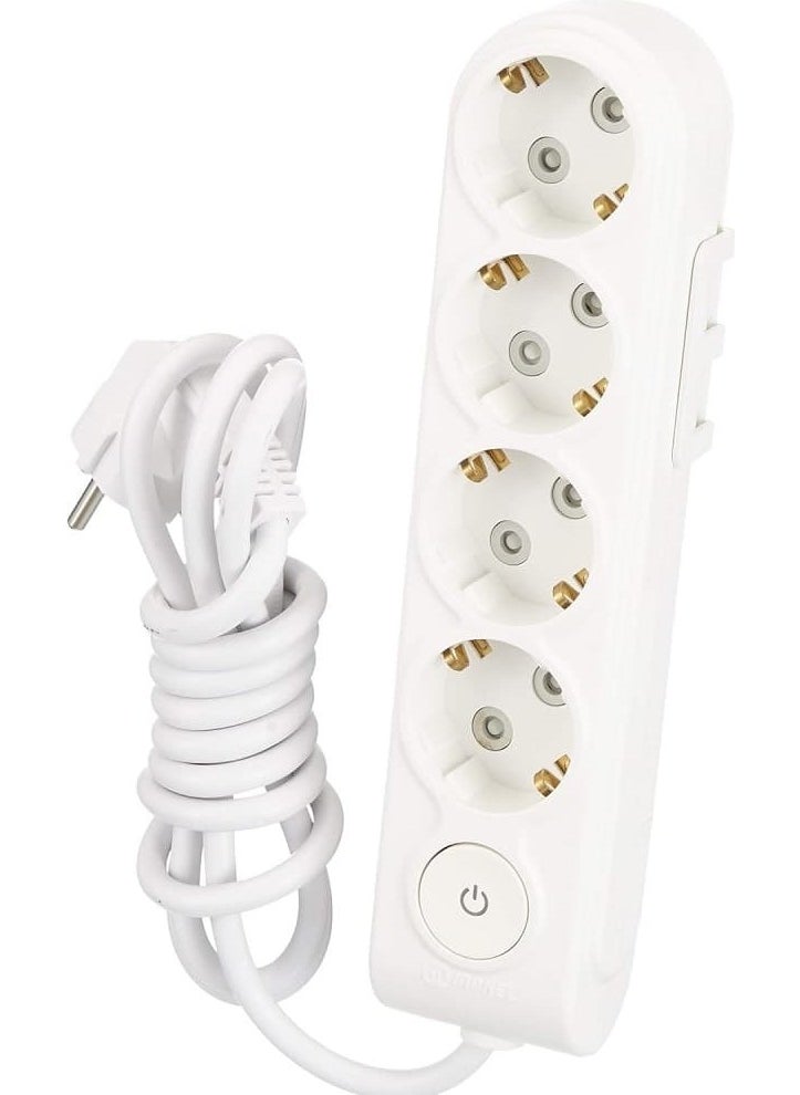 Makel New Generation Switched Child Protection Quadruple Grounded Group Socket with 5 Meters Cable  - Image 5