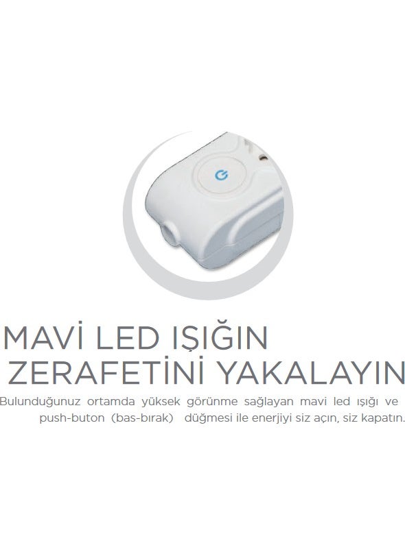 Makel New Generation Switched Child Protection Quadruple Grounded Group Socket with 5 Meters Cable  - Image 3