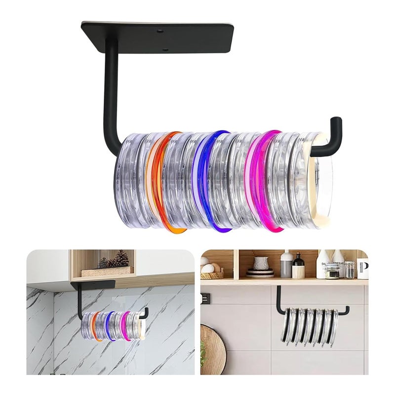 Under Cabinet Tumbler Lid Organizer Holder For Multiple Lids - Image 4