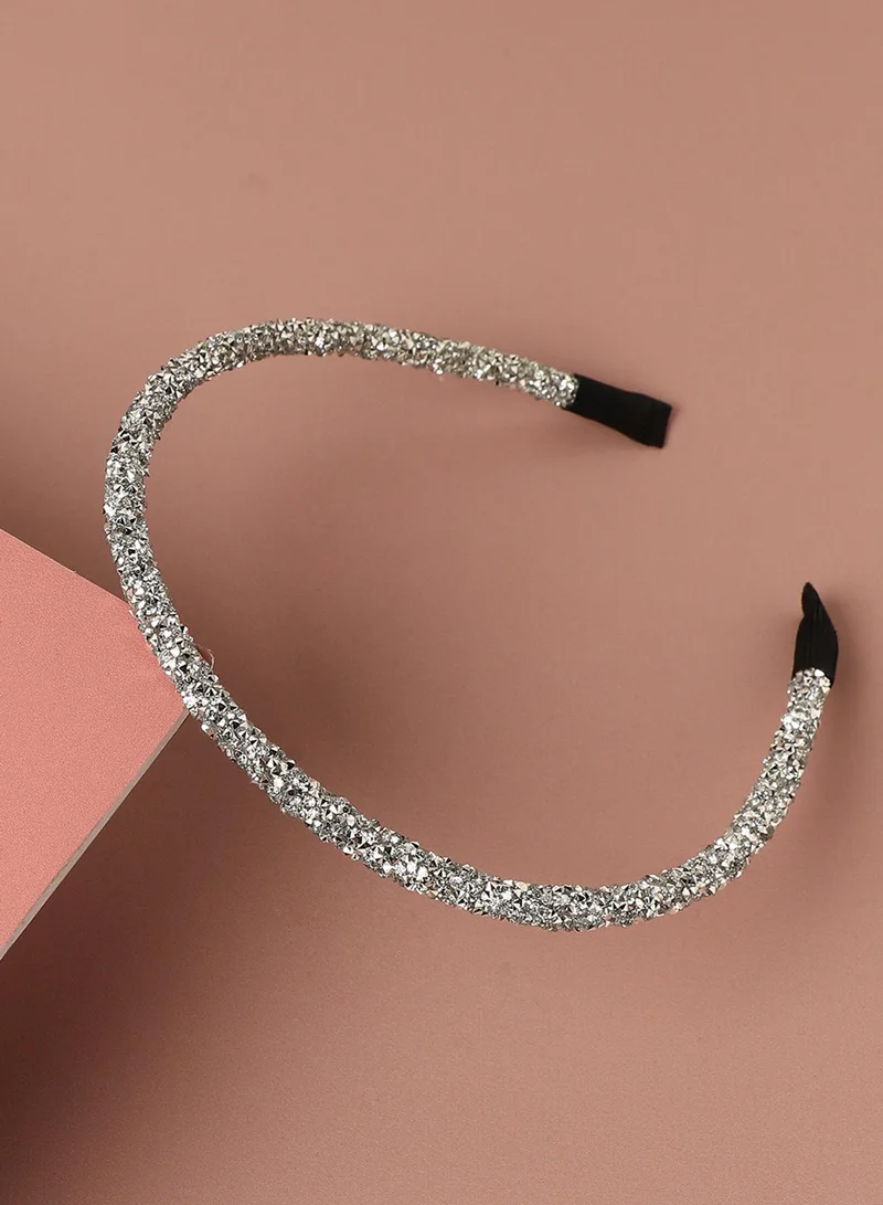 SOHI Sparkling Glamour Embellished Hairband