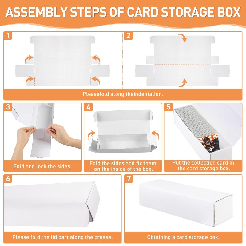 HANWRAPS Card Storage Box,2-Pack â€¢ 1000 Count Card Box,Trading card storage box for TCG/Mtg/Sports Card Storage and Collection,14.4 INCH Horizontal - Image 4