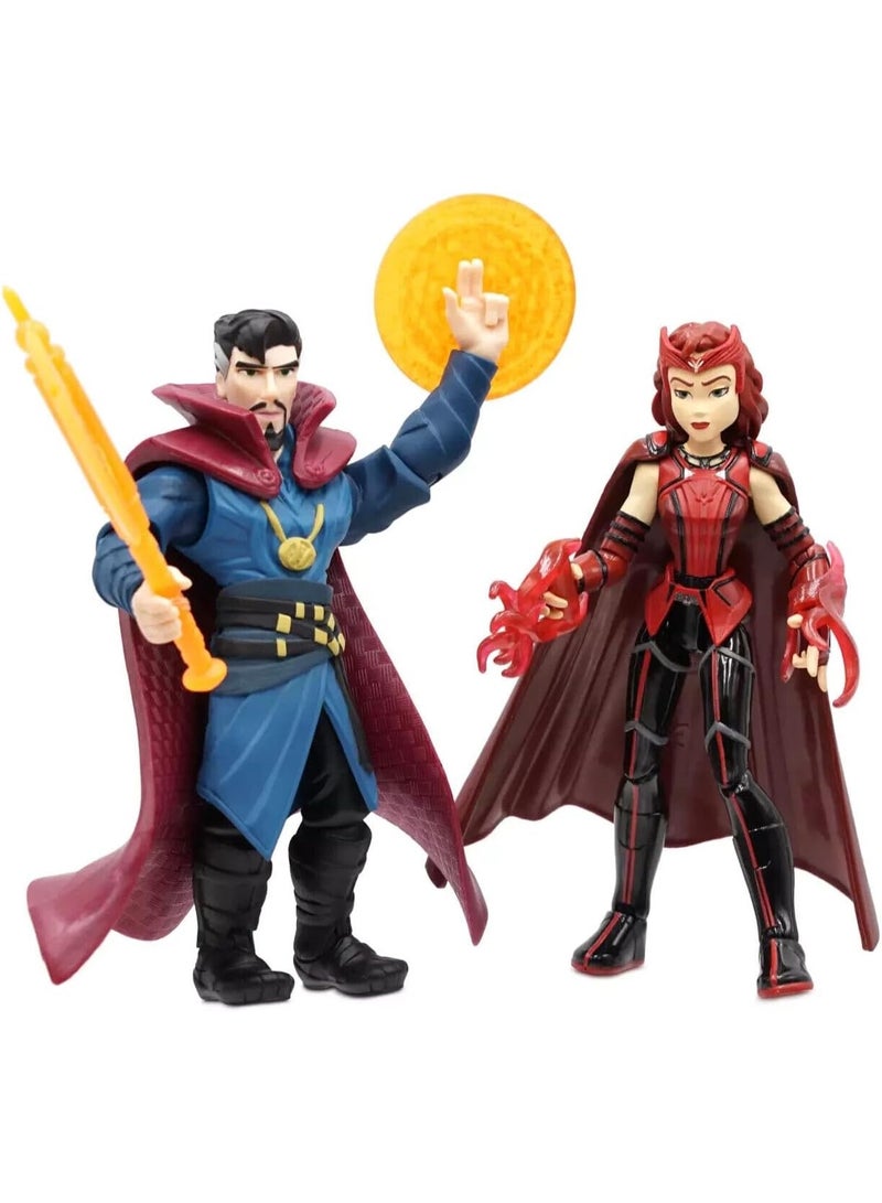 Marvel Toybox Doctor Strange & Scarlet Witch Action Figure Set – 2 Pack - Image 2
