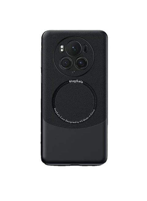 Compatible with Honor Magic 6 Pro 5G Case Wireless Charge Magnetic Shockproof Shell Leather Cover Case Funda For Magic 6 Pro