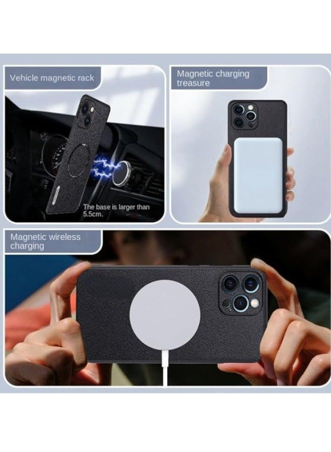 Compatible with Honor Magic 6 Pro 5G Case Wireless Charge Magnetic Shockproof Shell Leather Cover Case Funda For Magic 6 Pro  - Image 4