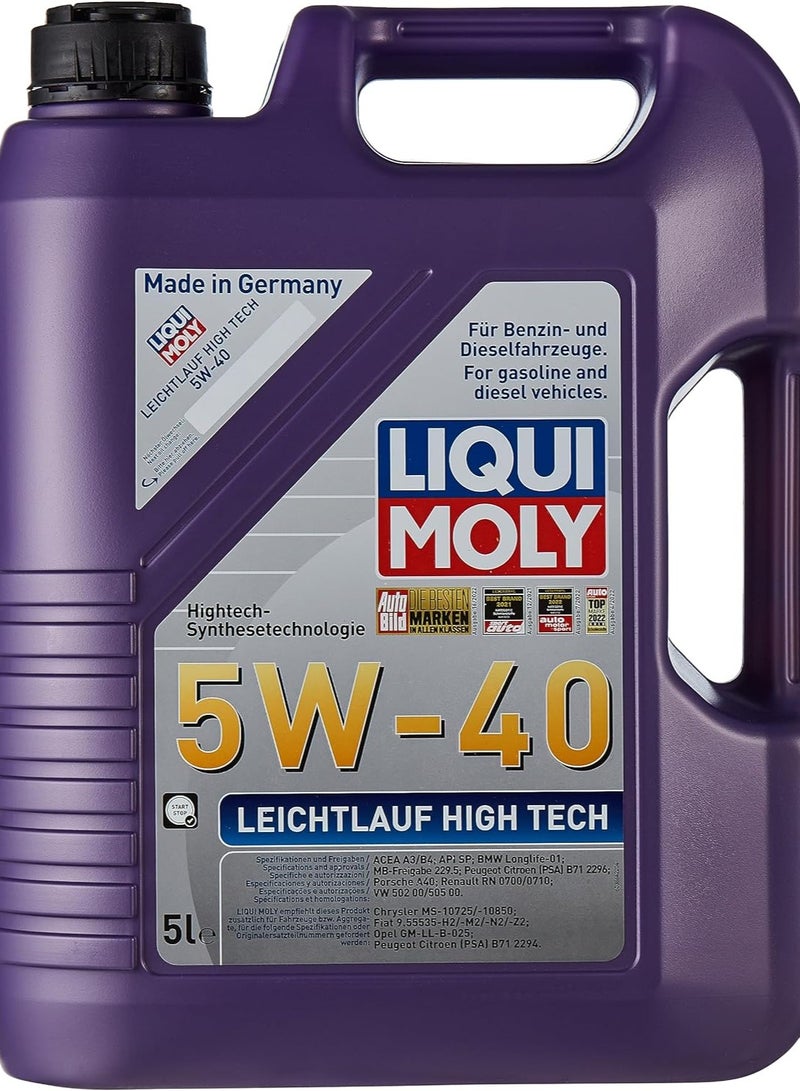 Liqui Moly LEICHTLAUF HIGH TECH 5W-40 5L - Image 1