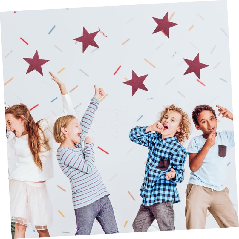 10pcs Glitter Star Cutouts Gold Silver for Classroom Decor Bulletin Board Party - Image 5