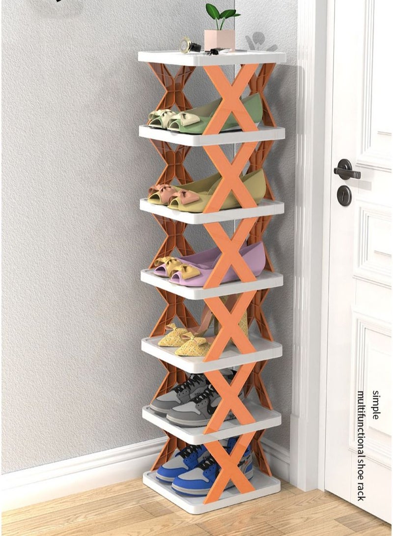 DubaiGallery Simple Shoe Rack Multi-layer Shoe Storage Organizer Space Saving Shoe Rack Door Shoe Cabinet Bathroom Shelves Closet Organizer - Image 1