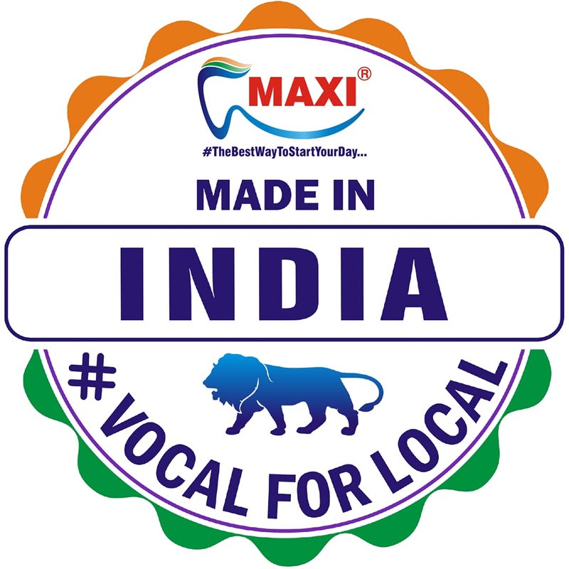 MAXI Oral Care Combo Of 4(2 Adults) Mango Hard Manual Toothbrush Travel Pack & (2 Adults) Candy Hard Toothbrush Travel Pack - Image 4