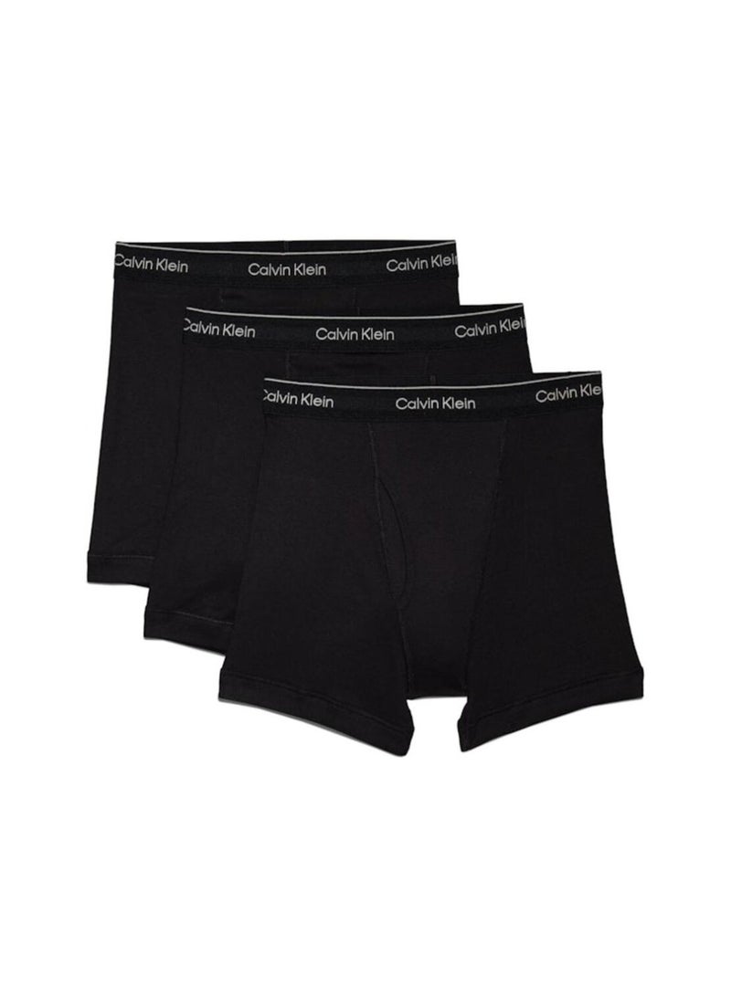 CALVIN KLEIN 3 Pack Boxer Briefs - Cotton Classics - Image 1
