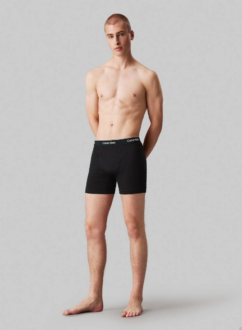 CALVIN KLEIN 3 Pack Boxer Briefs - Cotton Classics - Image 5