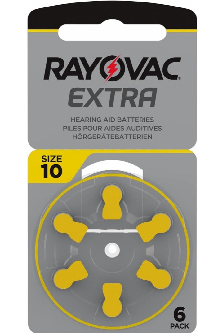 RAYOVAC EXTRA HEARING AID BATTERY SIZE 10 - PACK OF 60 CELLS - Image 2