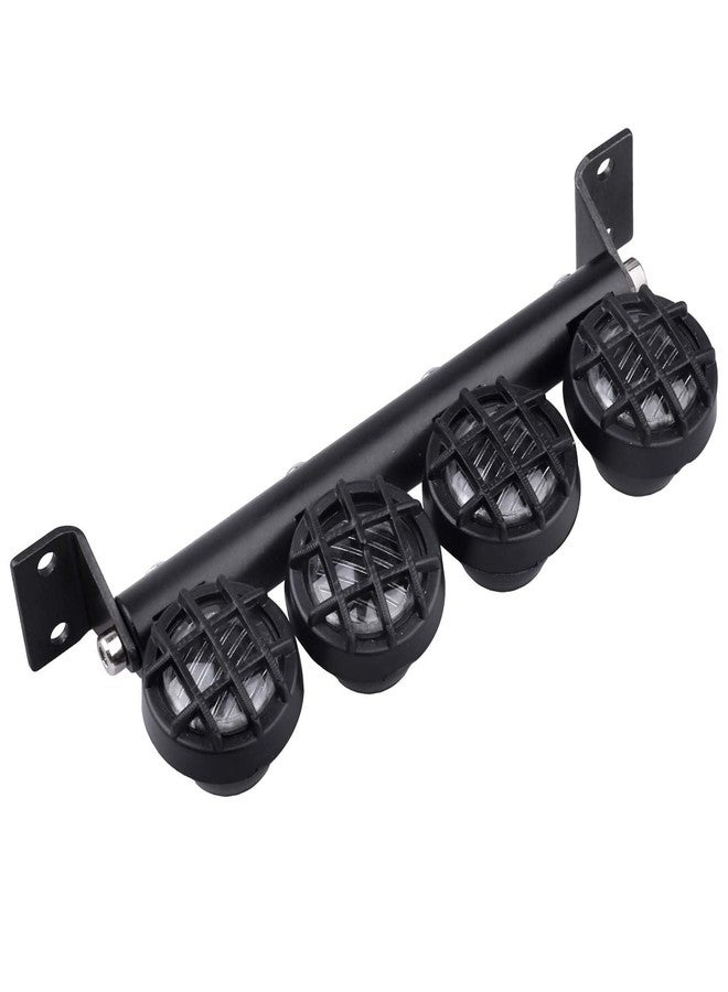 Hobbyfire شريط إضاءة LED لسيارة RC من Hobbyfire مزود بـ 4 مصابيح LED ومصباح سقف ومصباح أمامي لسيارة Axial SCX24 1/24 RC Crawler - Image 2