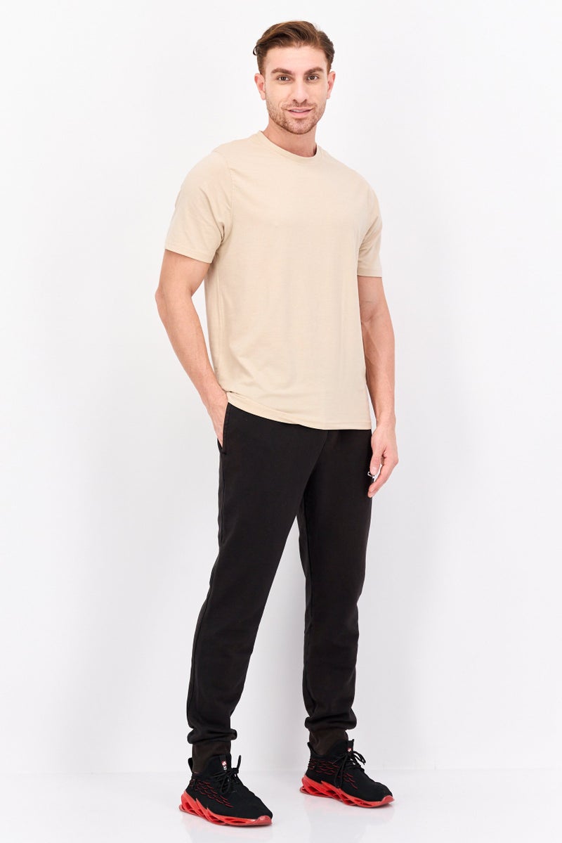 Legend Men Sportswear Fit Short Sleeve Training T-Shirts, Tan  - Image 4