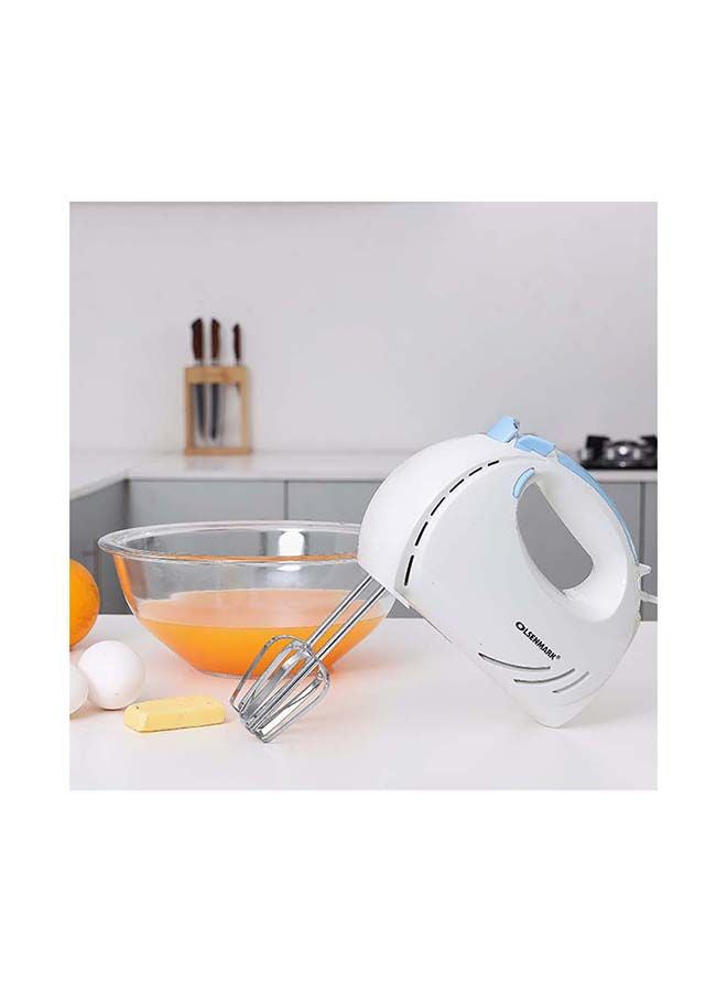 Olsenmark Hand Mixer 150W 150 W OMHM2348 White/Blue - Image 4