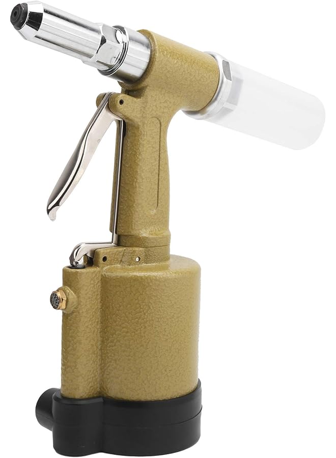 Hydraulic Pneumatic Rivet Gun, Air Hydraulic Riveter Air Rivet Gun, Pneumatic Riveting Gun Rivet Tool For Diy Enthusiasts Pneumatic Tools(Japanese-) - Image 1