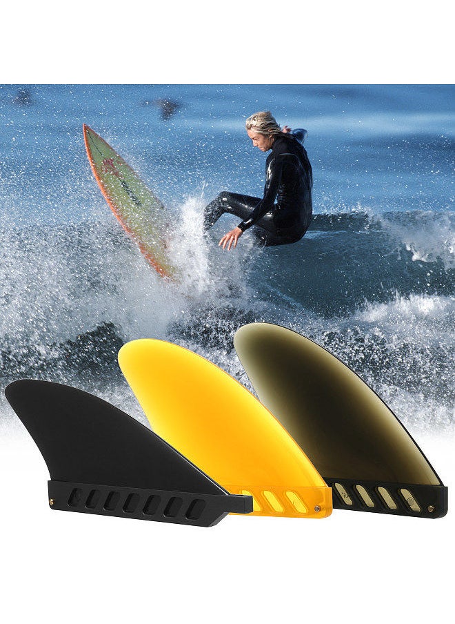 Generic - 4.6 Inch /3 Inch Surfboard Fin Soft Center Fin for Inflatable SUP Paddle Board Longboard - Image 1