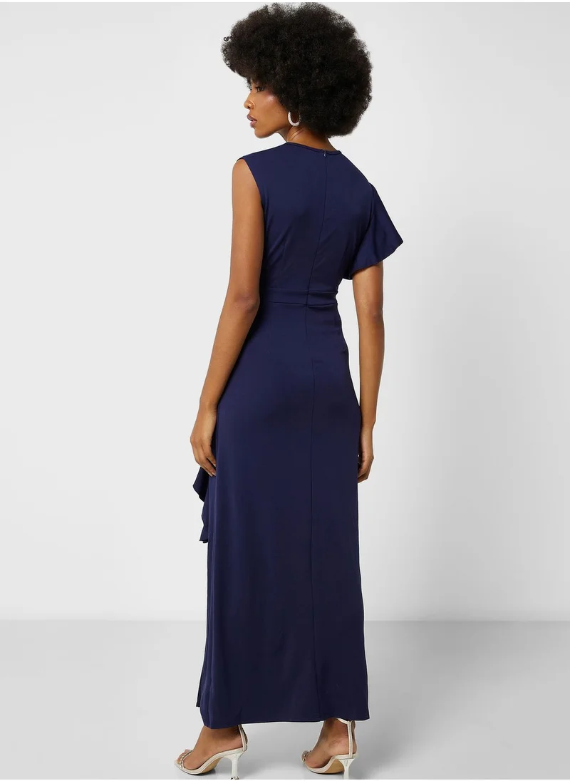 Ella Limited Edition Ruffle Trim Maxi Dress