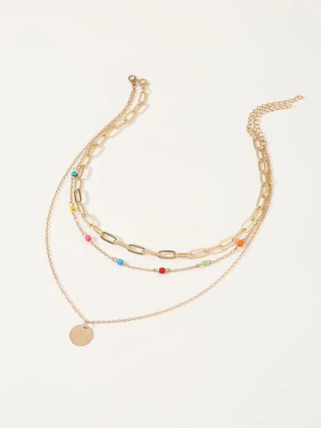 Take Two  Pack of 2 - Gold Layered Necklace for Women | Best Price UAE