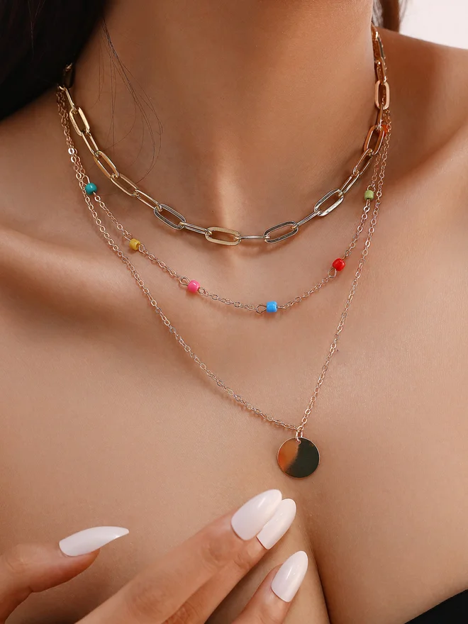 Pack of 2 - Gold Layered Necklace