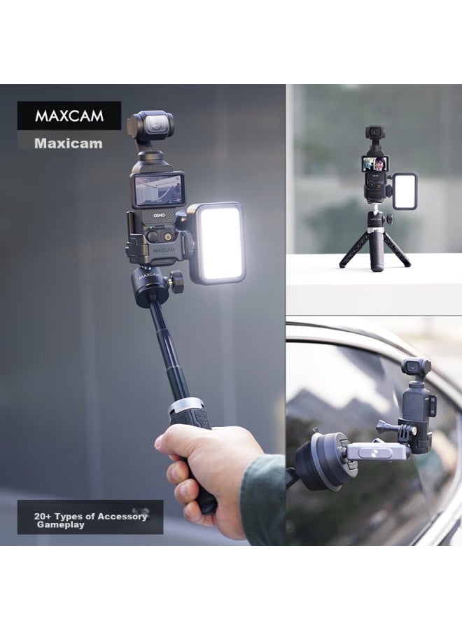 Maxcam Suitable For Dji Osmo Pocket 3, Bicycle, Electric Mountain Off-Road Motorcycle, Cycling Bracket Mounting Clamp Accessory - Image 3
