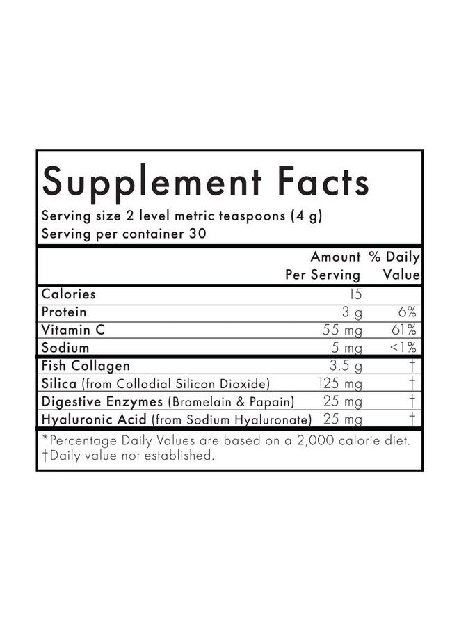 WelleCo The Collagen Elixir Collagen Powder, Marine Collagen Peptides with Vitamin C, Hyaluronic Acid, Digestive Enzymes & Silica, for Glowing Skin, Hair & Nails, Gluten Free, Unflavored, 4.23 oz - Image 5