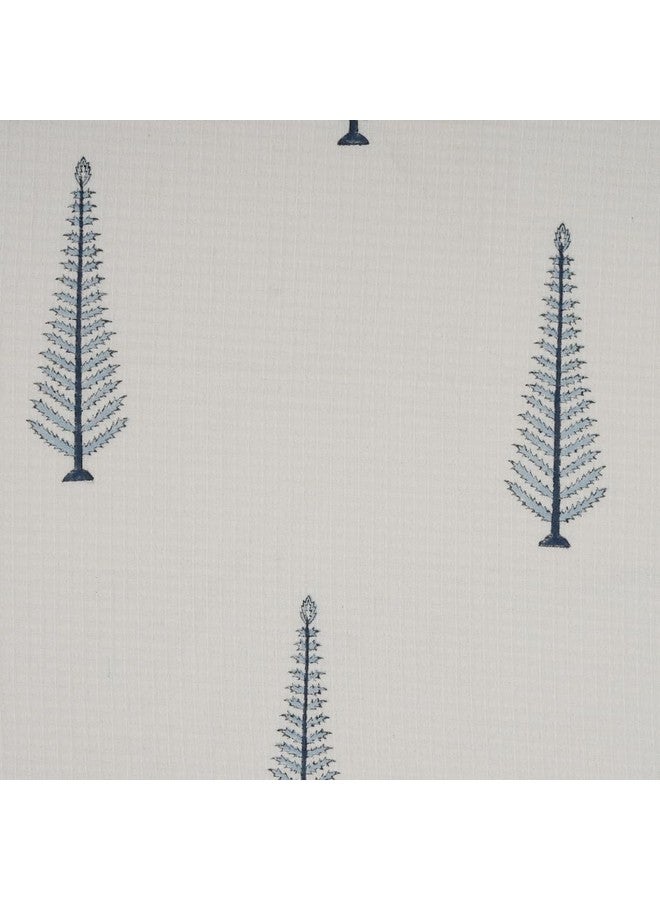 Peepul Tree Block Printed Hand and Bath Towels, Super Absorbent, Soft & Faster Drying, Floral Printed 100% Pure Cotton, 240 GSM (2 Hand 2 Bath Towel Set, Blue) - Image 4