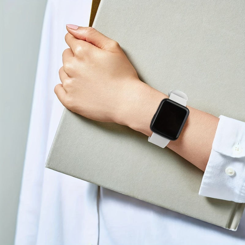 حزام سيليكون لساعة Redmi Watch 2 Lite بقفل قابل للتعديل - أسود، حافظة متينة - Image 5